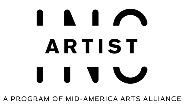 logo image for Artist INC, the word Artist runs over the work INC
