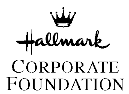 Crown appears above words Hallmark Corporate Foundation