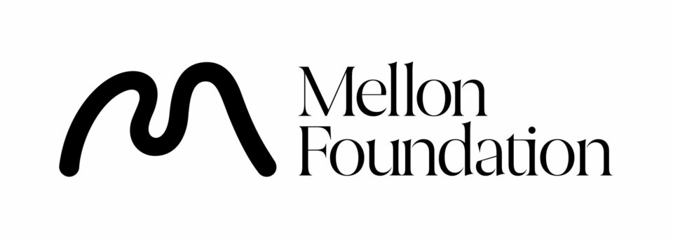 a loose m stands beside words Mellon Foundation