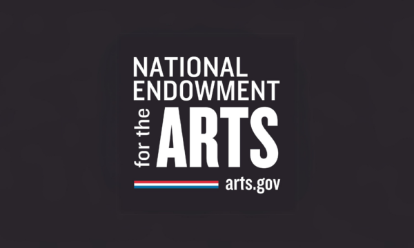 NEA logo with arts.gov website address