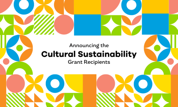 Colorful Cultural Sustainability graphic