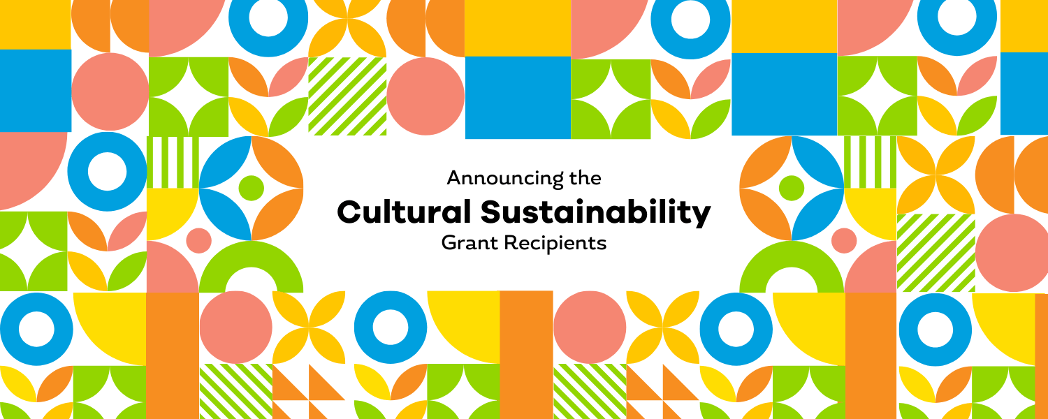 Colorful Cultural Sustainability graphic